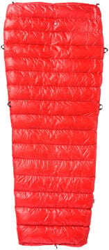 PAJAK Quest Quilt Universal Kırmızı Ultralight 5 Derece 485 Gr 700 Fill RDS Ördek Tüyü Uyku Tulumu EN13537