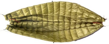PAJAK Quest Quilt Universal Zeytin Yeşili Ultralight 5 Derece 485 Gr 700 Fill RDS Ördek Tüyü Uyku Tulumu EN13537