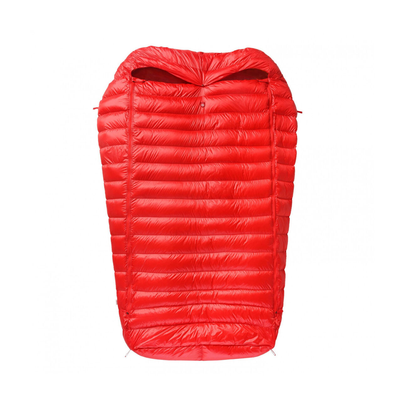 PAJAK Quest 4TWO Universal Kırmızı Ultralight 5 Derece 1100 Gr 700 Fill RDS Ördek Tüyü Çift Kişilik Uyku Tulumu EN13537