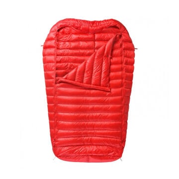 PAJAK Quest 4TWO Universal Kırmızı Ultralight 5 Derece 1100 Gr 700 Fill RDS Ördek Tüyü Çift Kişilik Uyku Tulumu EN13537