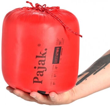 PAJAK Quest 4TWO Universal Kırmızı Ultralight 5 Derece 1100 Gr 700 Fill RDS Ördek Tüyü Çift Kişilik Uyku Tulumu EN13537