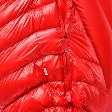 PAJAK Quest 4TWO Universal Kırmızı Ultralight 5 Derece 1100 Gr 700 Fill RDS Ördek Tüyü Çift Kişilik Uyku Tulumu EN13537