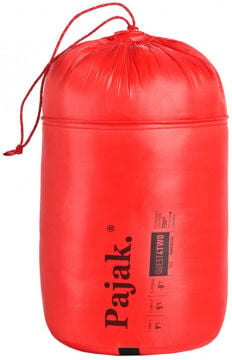 PAJAK Quest 4TWO Universal Kırmızı Ultralight 5 Derece 1100 Gr 700 Fill RDS Ördek Tüyü Çift Kişilik Uyku Tulumu EN13537