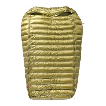 PAJAK Quest 4TWO Universal Zeytin Yeşili Ultralight 5 Derece 1100 Gr 700 Fill RDS Ördek Tüyü Çift Kişilik Uyku Tulumu EN13537