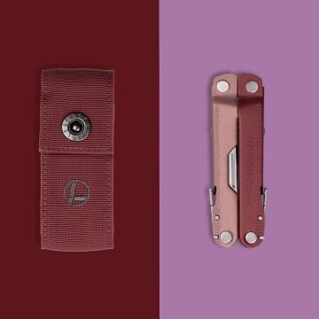 Leatherman Rebar Heathered Cranberry Kılıflı