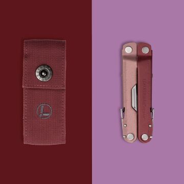 Leatherman Rebar Heathered Cranberry