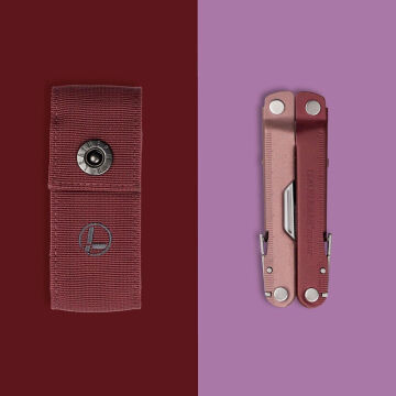 Leatherman Rebar Heathered Cranberry