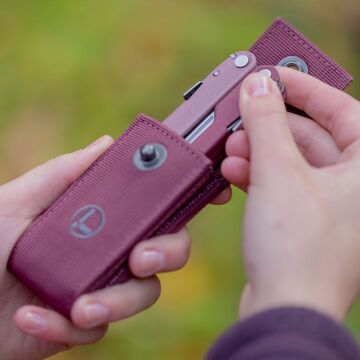 Leatherman Rebar Heathered Cranberry Kılıflı