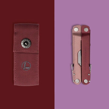Leatherman Rebar Heathered Cranberry