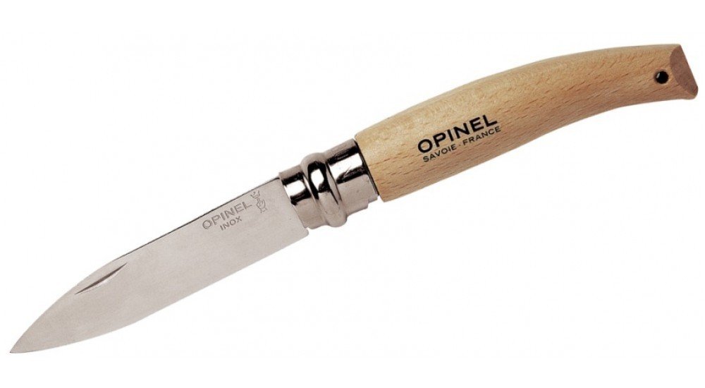 Opinel Inox Kayın Saplı 8 No Bağ Çakısı (133080)