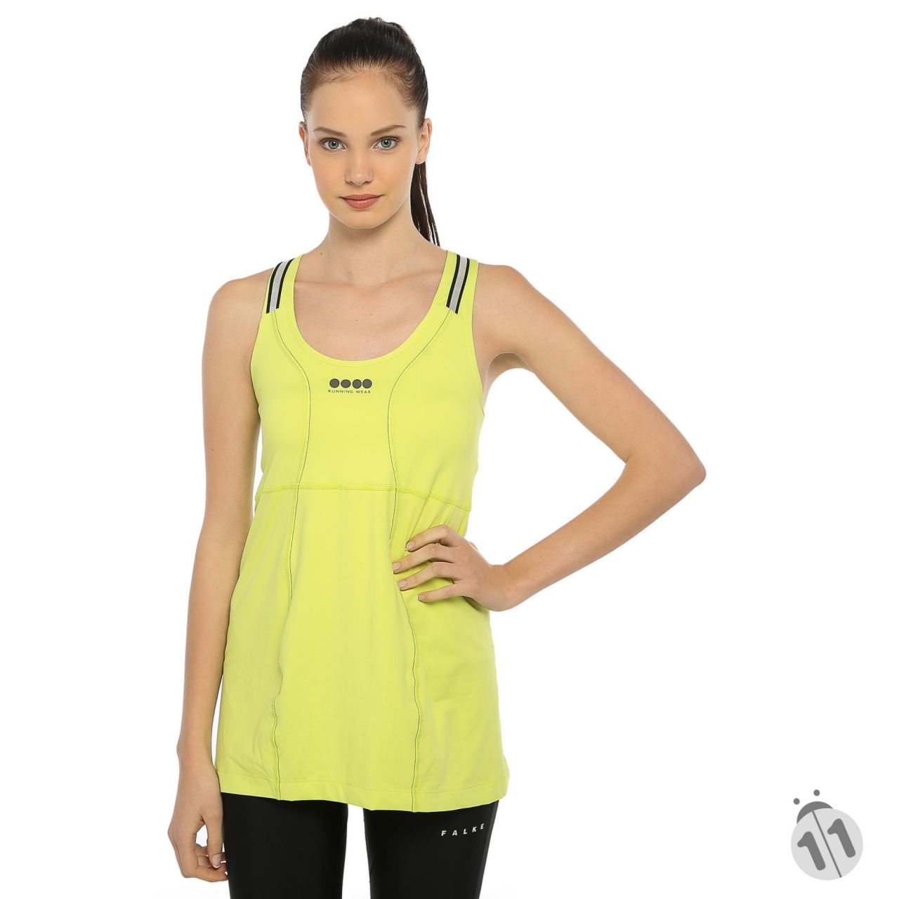 Gore-Tex Bayan Sarı Siyah ProDryFit Outdoor, Koşu, Fitness Tişört
