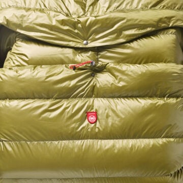 PAJAK Quest 4TWO Universal Zeytin Yeşili Ultralight 5 Derece 1100 Gr 700 Fill RDS Ördek Tüyü Çift Kişilik Uyku Tulumu EN13537