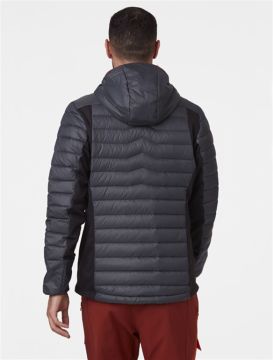 Helly Hansen Verglas Hooded Down Hybrid Kaz Tüyü Jacket Erkek Ceket Ebony