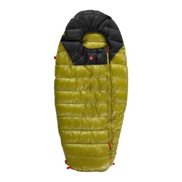 PAJAK Quest Wolf Junior Zeytin Yeşili-Siyah Ultralight 0 Derece 380 Gr 700 Fill RDS Ördek Tüyü Çocuk Uyku Tulumu EN13537