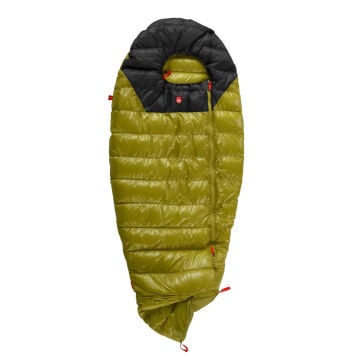 PAJAK Quest Wolf Junior Zeytin Yeşili-Siyah Ultralight 0 Derece 380 Gr 700 Fill RDS Ördek Tüyü Çocuk Uyku Tulumu EN13537