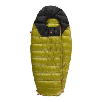 PAJAK Quest Wolf Junior Zeytin Yeşili-Siyah Ultralight 0 Derece 380 Gr 700 Fill RDS Ördek Tüyü Çocuk Uyku Tulumu EN13537