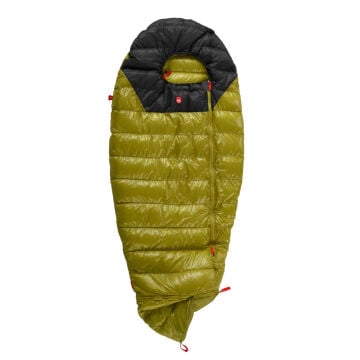 PAJAK Quest Wolf Junior Zeytin Yeşili-Siyah Ultralight 0 Derece 380 Gr 700 Fill RDS Ördek Tüyü Çocuk Uyku Tulumu EN13537