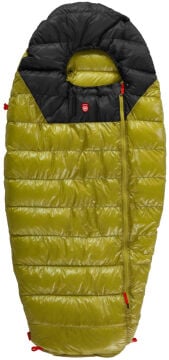 PAJAK Quest Wolf Junior Zeytin Yeşili-Siyah Ultralight 0 Derece 380 Gr 700 Fill RDS Ördek Tüyü Çocuk Uyku Tulumu EN13537