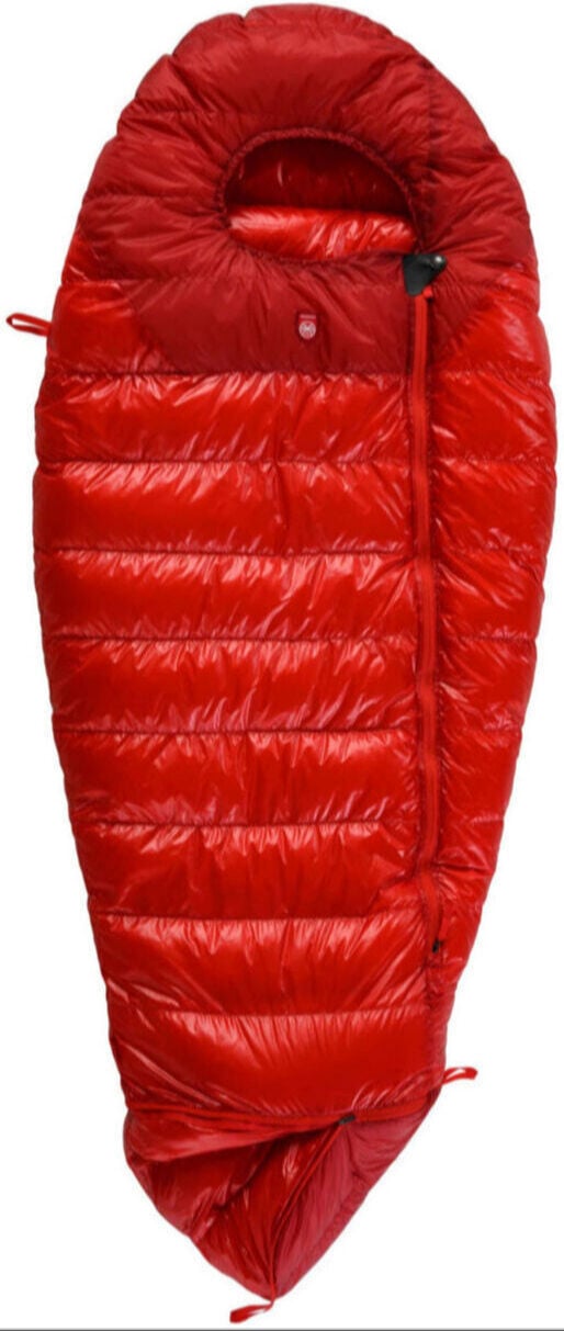 PAJAK Quest Bear Junior Kırmızı Ultralight -7 Derece 700 Fill RDS Ördek Tüyü Çocuk Uyku Tulumu EN13537