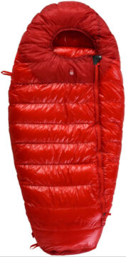 PAJAK Quest Bear Junior Kırmızı Ultralight -7 Derece 700 Fill RDS Ördek Tüyü Çocuk Uyku Tulumu EN13537