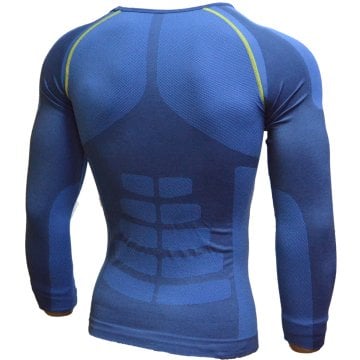 ThermoExtreme  DryActive Perfomans Mavi Uzun Kol Termal İçlik T-shirt