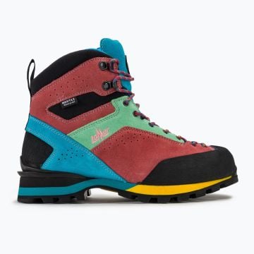 Lomer Italy Badia II High MTX Suede Waterproof Vibram Süet Deri Kadın Bot Turquoise/Begonia (Yarı Otomatik Krampon Uyumlu)