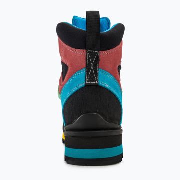 Lomer Italy Badia II High MTX Suede Waterproof Vibram Süet Deri Kadın Bot Turquoise/Begonia (Yarı Otomatik Krampon Uyumlu)