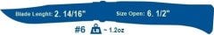 Opinel Inox Bubinga Saplı 6 No Çakı (Kutulu) (226066)