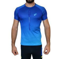 Asics ProDryFit Spor Fitness Koşu Outdoor G. Mavi Body Tişört