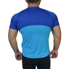 Asics ProDryFit Spor Fitness Koşu Outdoor G. Mavi Body Tişört