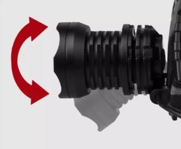 Headlight Kamp Outdoor Usb Şarjlı Kafa Lambası 5 Farklı Mod + Zoom Mode