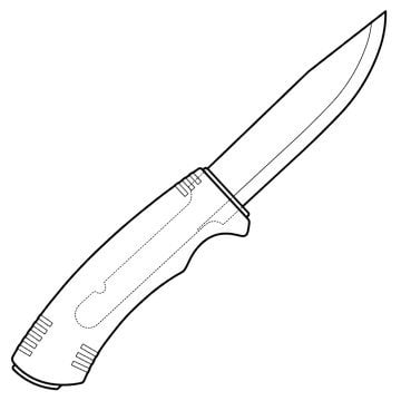 Morakniv Bushcraft Forest Orman Av Bıçağı