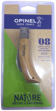 Opinel Inox Kayın Saplı 8 No Bag Çakısı Ambalaj
