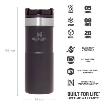 Stanley Klasik Neverleak Termos Bardak 0.35 LT Black
