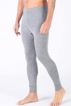 Woolona Atlas Gri Uzun Alt %100 Yün Termal