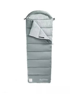 Naturehike U350S Zarf Tarzı Kapüşonlu Uyku Tulumu -17 C NH20MSD07 Gri