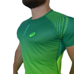 Asics ProDryFit Spor Fitness Koşu Outdoor G. Yeşil Body Tişört