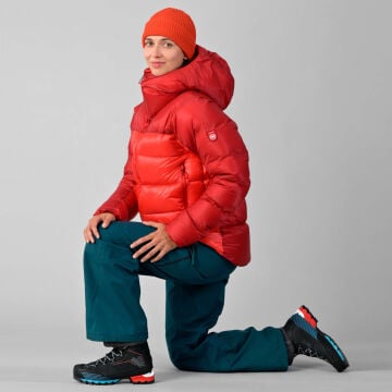 PAJAK Everest 2.0 Kırmızı 900 Fill RDS Kaz Tüyü Unisex Expedition Dağcılık Montu