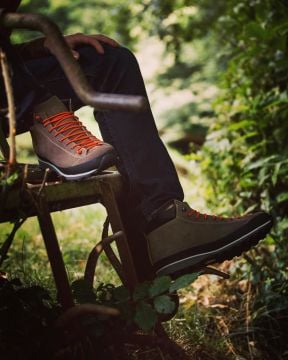 Lomer Italy Bio Naturale Mid MTX Waterproof Vibram Full Çarşak Deri Erkek Bot Truffle