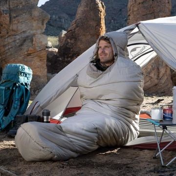 Naturehike P400 Pongee Ultralight -18 C  Pamuklu 1850gr Uyku Tulumu Kahve NH21MSD03