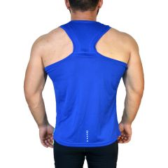 Asics ProDryFit Spor Fitness Koşu Outdoor G. Mavi Kolsuz Body