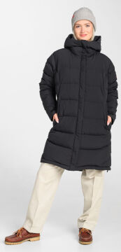 PAJAK The Coat Women Siyah 750 Fill RDS Kaz Tüyü Kadın Uzun Kışlık Mont