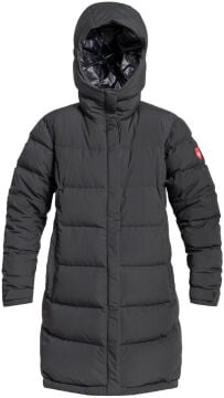 PAJAK The Coat Women Siyah 750 Fill RDS Kaz Tüyü Kadın Uzun Kışlık Mont