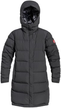 PAJAK The Coat Women Siyah 750 Fill RDS Kaz Tüyü Kadın Uzun Kışlık Mont