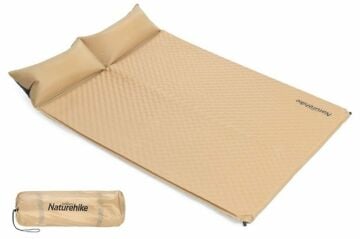 Naturehike Double Yastıklı Çift Kişilik Otomatik Şişme Mat - Sarı MZ