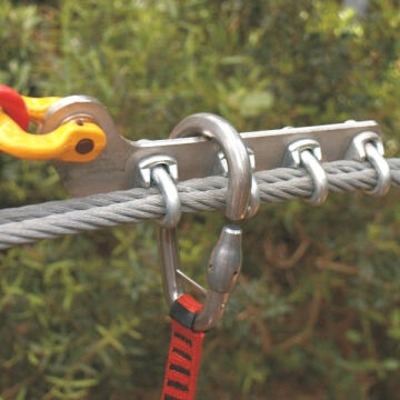Kong Zipline Macera Park ZAZA 2 CS EVO Mobil Sürekli Emniyet Bağlantı Karabinası EN 795:2012 Type B EN 17109:2020 Type E EN 15567-1 629084P00KK