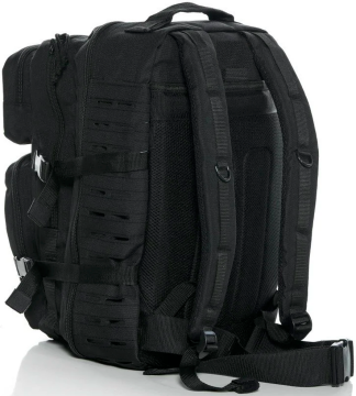 Bushlove Lazer Cut 50 Lt Tactical MolleSystem Taktik ve Outdoor Siyah Çanta Large