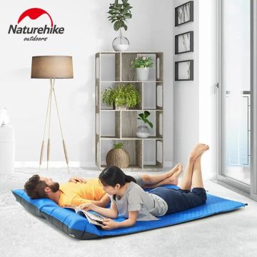 Naturehike Double Yastıklı Çift Kişilik Otomatik Şişme Mat - Mavi