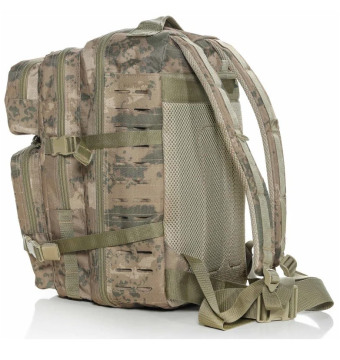 Bushlove Lazer Cut 50 Lt Tactical MolleSystem Taktik ve Outdoor Jandarma Bej Çanta Large