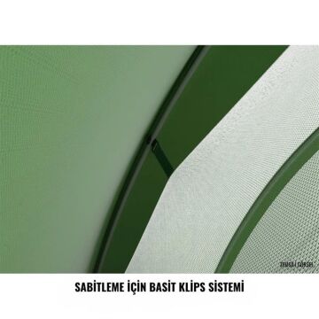 HUSKY Bright 4 Kişilik Çadır (Yeşil)